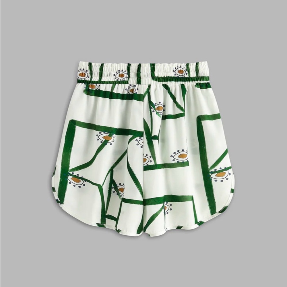 Commense Print Drawstring Shorts NWOT S - Picture 3 of 11
